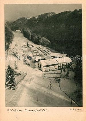 Bild des Verkufers fr Postkarte Carte Postale Gmund Tegernsee Blick ins Mangfalltal Winterpanorama zum Verkauf von Versandhandel Boeger