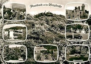 Postkarte Carte Postale Auerbach Bergstrasse Kirche Schloss Krankenhaus Fürstenlager Mammutbaum B...