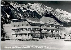 Postkarte Carte Postale Hinterstein Hotel Waidmannsheil x