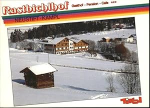 Bild des Verkufers fr Postkarte Carte Postale Neustift-Kampl Stubaital Tirol Gasthof Pension Cafe Rastbichlhof * zum Verkauf von Versandhandel Boeger