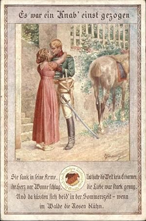 Bild des Verkufers fr Postkarte Carte Postale BDD Nordmhren Karte Nr. 112 Schwarz-Rot-Gold zum Verkauf von Versandhandel Boeger