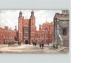 Immagine del venditore per Postkarte Carte Postale Eton & Castle Eton College venduto da Versandhandel Boeger