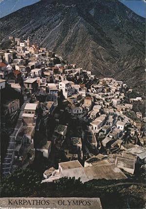 Immagine del venditore per Postkarte Carte Postale Olympos Olymbos Teilansicht venduto da Versandhandel Boeger