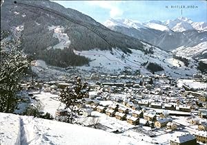 Postkarte Carte Postale Zams Panorama Alpen im Schnee Riffler