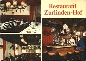 Postkarte Carte Postale Wiedikon Restaurant Zurlinden Hof
