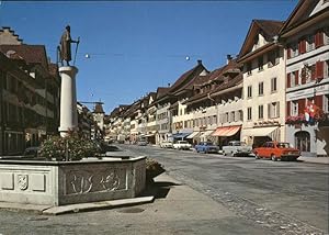 Bild des Verkufers fr Postkarte Carte Postale Willisau Brunnen zum Verkauf von Versandhandel Boeger