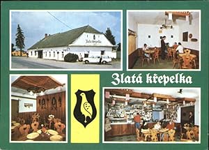 Postkarte Carte Postale Skrben Gasthaus Zlata Krepelka