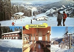 Postkarte Carte Postale Wagrain Salzburg Berggasthof Höllenstein Ski