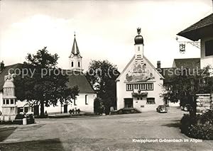 Postkarte Carte Postale Grönenbach Bad Kneippkurort