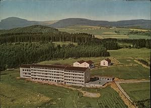 Postkarte Carte Postale Daun Eifel Knappschaft Kurheim Fliegeraufnahme