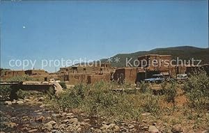 Seller image for Postkarte Carte Postale Taos South Pueblo Indianerdorf for sale by Versandhandel Boeger