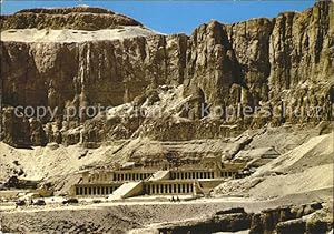 Bild des Verkufers fr Postkarte Carte Postale Luxor Qina Deir El Bahari Tempel der Hatschepsut zum Verkauf von Versandhandel Boeger