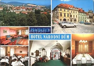 Postkarte Carte Postale Prachatice Hotel Narodni Dum