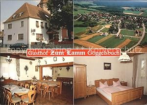Postkarte Carte Postale Göggelsbuch Gasthof Zum Lamm