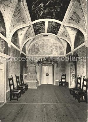 Postkarte Carte Postale Schloss Kratochvile statni zamek zamecka komnata