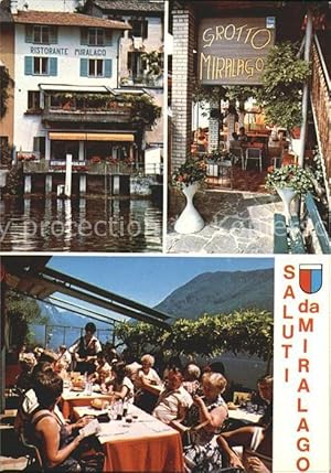 Seller image for Postkarte Carte Postale Miralago Restaurant Miralago Lago di Lugano for sale by Versandhandel Boeger