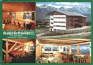 Postkarte Carte Postale Sigiswang Berghaus Kahlrückenalpe Alpenpanorama