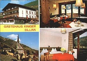 Postkarte Carte Postale Sillian Tirol Gästehaus Kiniger