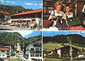 Seller image for Postkarte Carte Postale Reit Winkl Gasthof Zum Kuhstall Maria und Margot Hellwig Dorfpartie for sale by Versandhandel Boeger