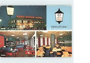 Postkarte Carte Postale Eskilstuna Esso Motor Hotel Restaurant Taverna