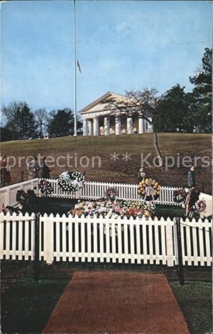 Postkarte Carte Postale Arlington Virginia Grave John F Kennedy