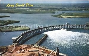 Immagine del venditore per Postkarte Carte Postale Staudamm Talsperre Long Sault Spillway Dam St. Lawrence Seaway venduto da Versandhandel Boeger