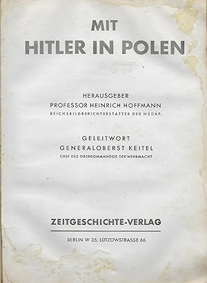 Bild des Verkufers fr MIT HITLER IN POLAND. [WITH HITLER IN POLAND] zum Verkauf von Antic Hay Books