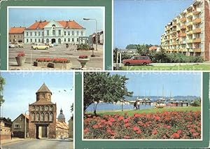 Postkarte Carte Postale Ribnitz-Damgarten Ostseebad Karl Marx Platz Rostocker Tor