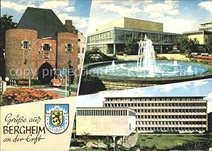 Postkarte Carte Postale Bergheim Erft Brunnen
