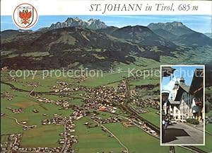 Bild des Verkufers fr Postkarte Carte Postale St Johann Tirol Loferer Leoganger Steinberge Fliegeraufnahme zum Verkauf von Versandhandel Boeger