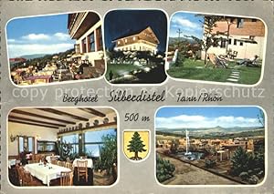 Bild des Verkufers fr Postkarte Carte Postale Tann Rhn Berghotel Silberdistel Terrasse Fernsicht zum Verkauf von Versandhandel Boeger