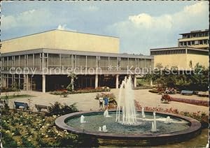 Postkarte Carte Postale Bergheim Erft Stadthalle Bürgerbrunnen