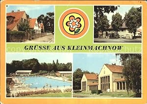 Postkarte Carte Postale Kleinmachnow Leninallee Kammer Lichtspiele Freibad Betriebsberufsschule f...