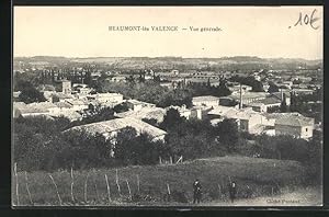 Carte postale Beaumont-les-Valence, Vue générale, vue partielle der Ortschaft