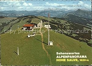 Bild des Verkufers fr Postkarte Carte Postale Westendorf Tirol Gipfelrestaurant Hohe Salve Hopfgarten Loferer Leoganger Steinberge zum Verkauf von Versandhandel Boeger