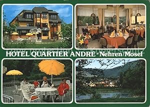 Bild des Verkufers fr Postkarte Carte Postale Nehren Mosel Hotel Quartier Andre zum Verkauf von Versandhandel Boeger