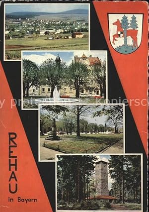 Postkarte Carte Postale Rehau Oberfranken