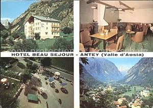 Postkarte Carte Postale Aosta Hotel Beau Sejour antey