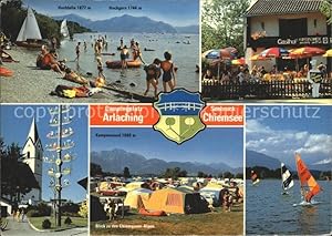 Bild des Verkufers fr Postkarte Carte Postale Arlaching Camping Kupferschmiede Minigolf zum Verkauf von Versandhandel Boeger