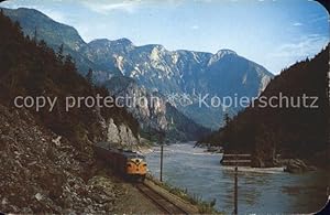 Bild des Verkufers fr Postkarte Carte Postale Canada State Canadian National Railways Super Continental Canadian Rockies at Hells Gate zum Verkauf von Versandhandel Boeger