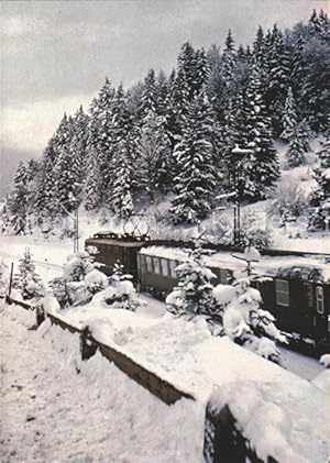 Seller image for Postkarte Carte Postale Bahnen Winterreise Winterfreuden mit der Bahn for sale by Versandhandel Boeger