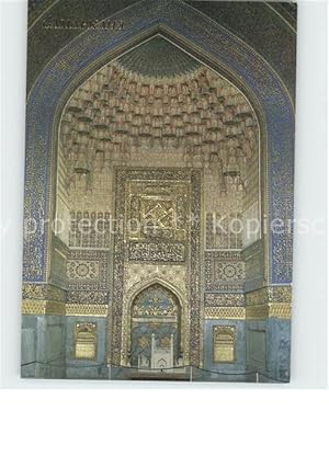 Bild des Verkufers fr Postkarte Carte Postale Samarkand Till Kari Mosque zum Verkauf von Versandhandel Boeger