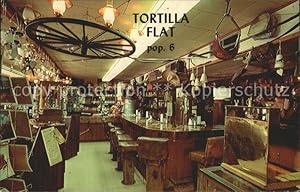 Imagen del vendedor de Postkarte Carte Postale Tortilla Flat Restaurant Antiques Relics Shop a la venta por Versandhandel Boeger