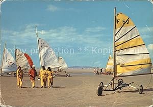 Image du vendeur pour Postkarte Carte Postale Segeln Char a voile Strandsegeln Cote d' Opale mis en vente par Versandhandel Boeger