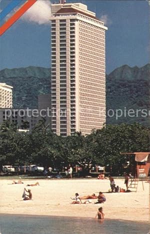 Seller image for Postkarte Carte Postale Honolulu Ala Moana Americana Hotel Beach for sale by Versandhandel Boeger