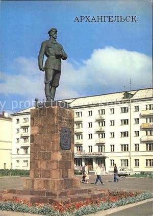 Postkarte Carte Postale Archangelsk Monument to P F Vinogradov