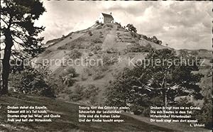 Bild des Verkufers fr Postkarte Carte Postale Wies Wiesental Die Kapelle Gedicht von Ludwig Uhland zum Verkauf von Versandhandel Boeger