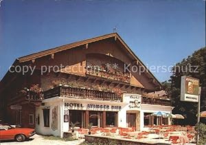 Bild des Verkufers fr Postkarte Carte Postale Mhltal Mangfalltal Hotel Gasthof Bruckmhle Terrasse zum Verkauf von Versandhandel Boeger