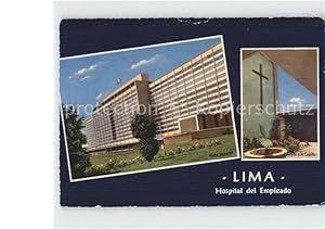 Postkarte Carte Postale Lima Peru Hospital del Empleado