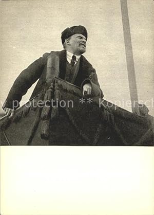Bild des Verkufers fr Postkarte Carte Postale Politiker Wladimir Iljitsch Lenin Red Square Great October Socialist Revolution 1918 zum Verkauf von Versandhandel Boeger